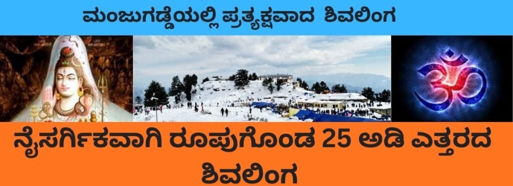 ಮಂಜುಗಡ್ಡೆಯಲ್ಲಿ-ಪ್ರತ್ಯಕ್ಷವಾದ-ಶಿವಲಿಂಗ